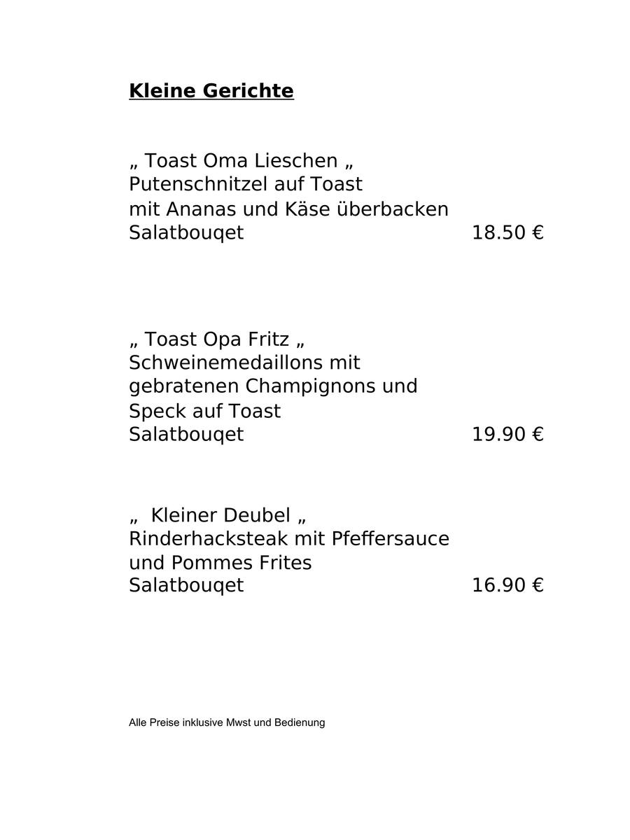 Speisekarte Seite 4
